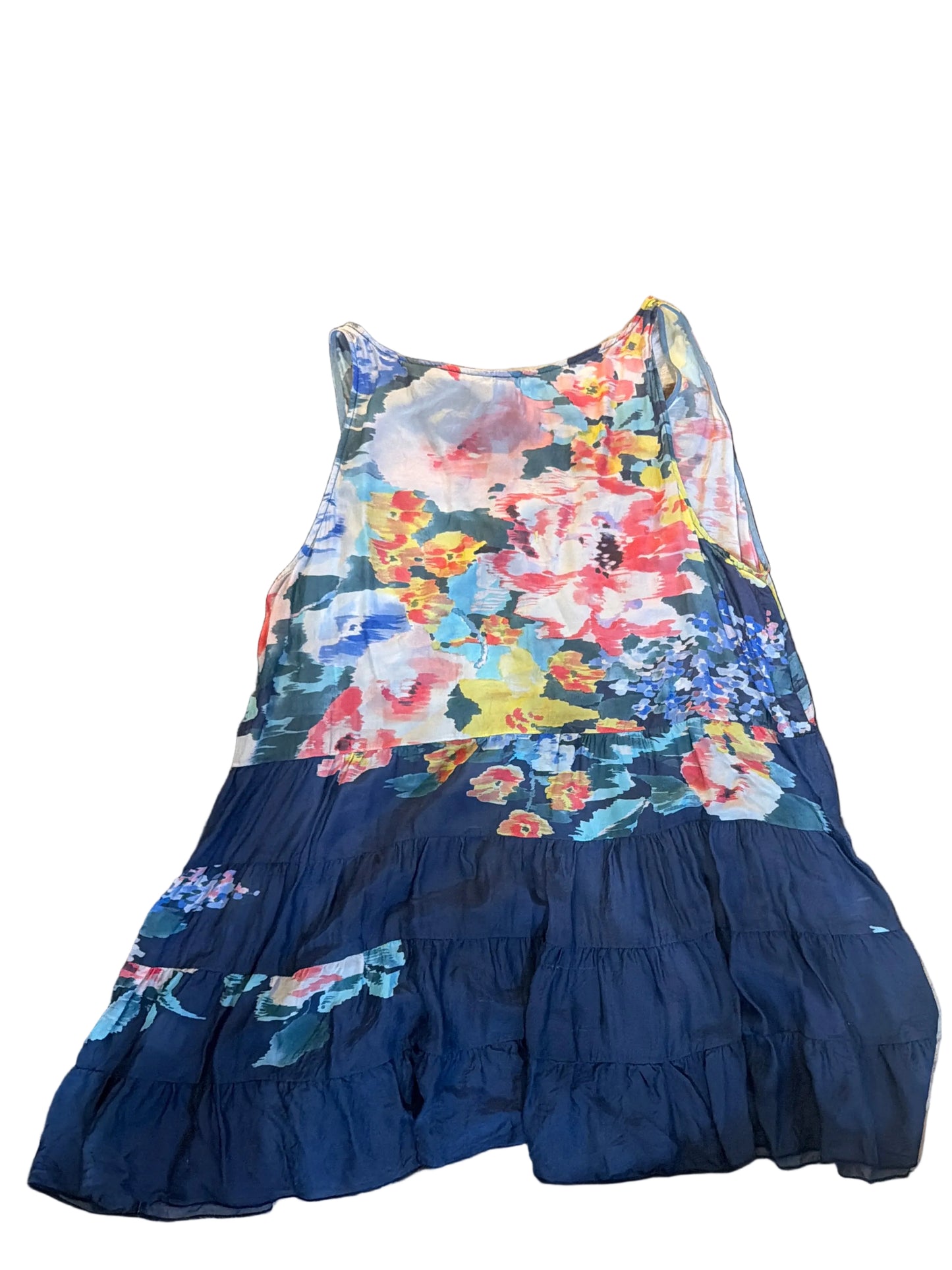 Johnny Was floral tiered flowy tank top