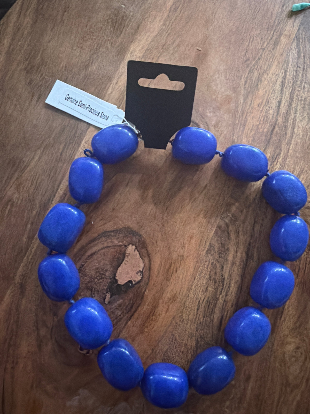 Genuine Semi-Precious Stone chunky necklace
