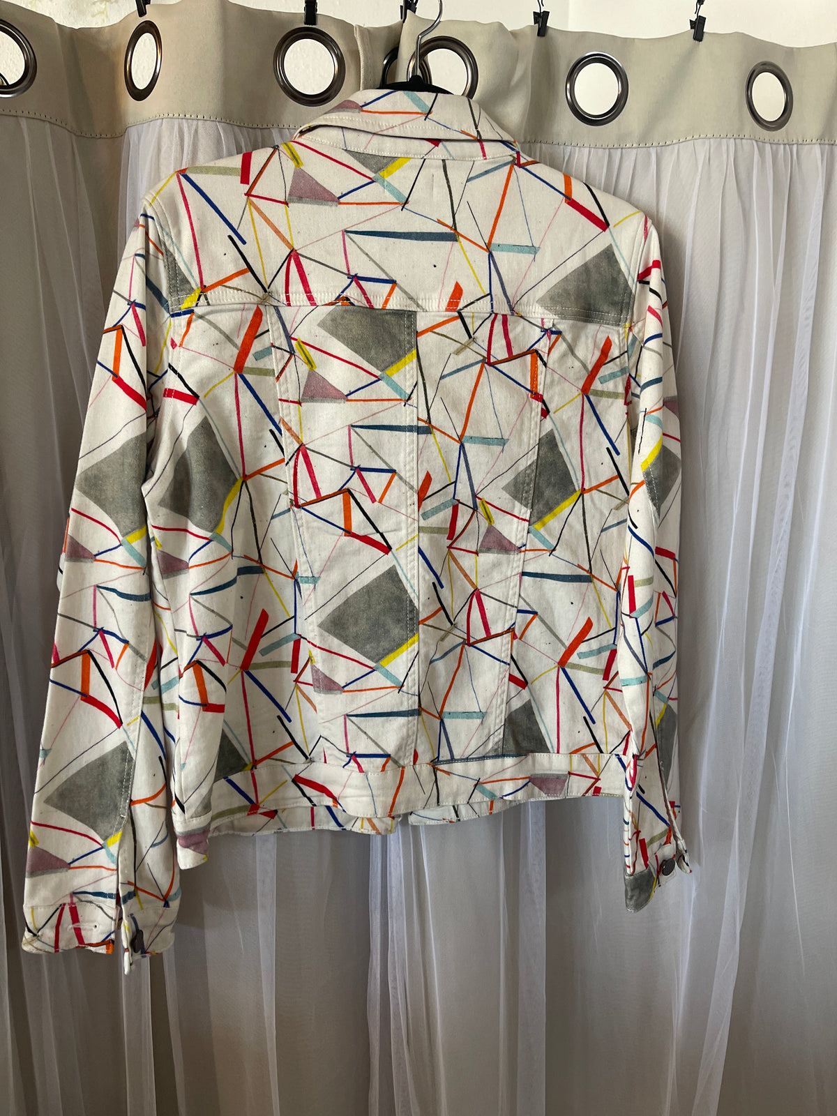 Apny multi color Jean jacket
