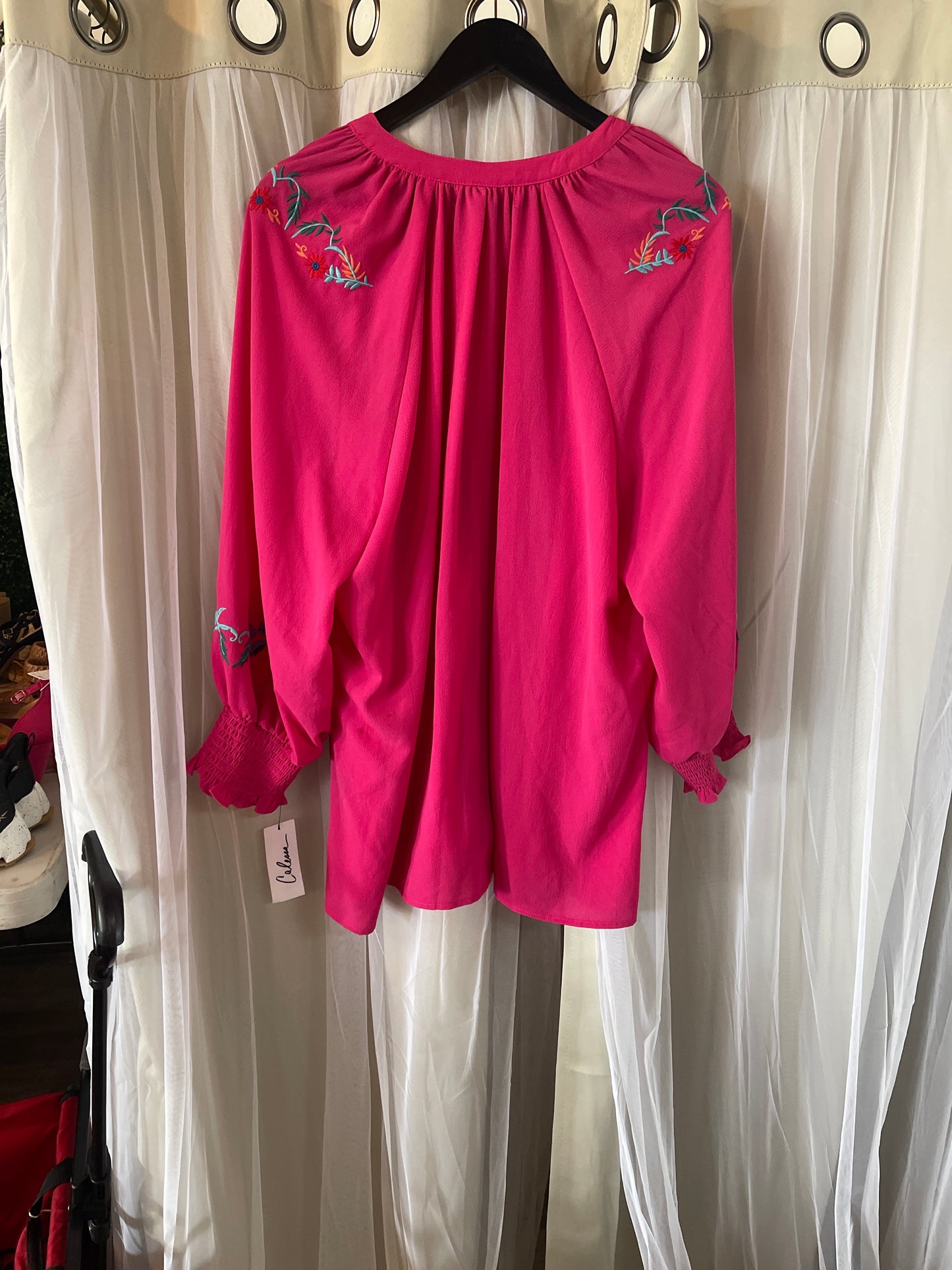 Calessa Bohemian Embroidered Blouse