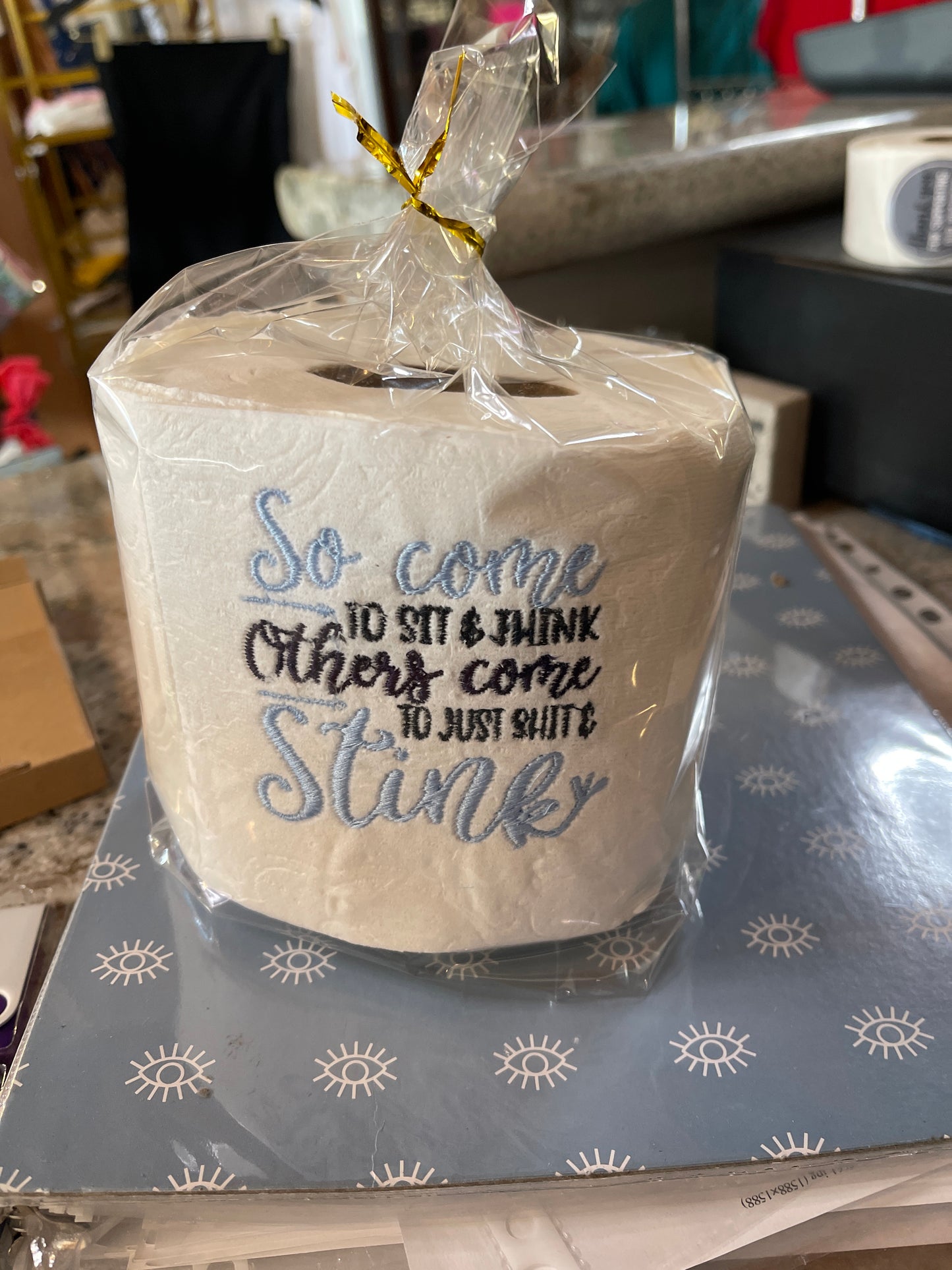 Embroidered Toilet paper