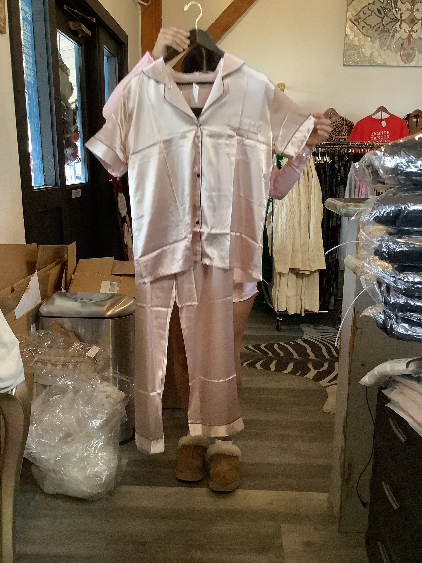 Pajama leg pants set