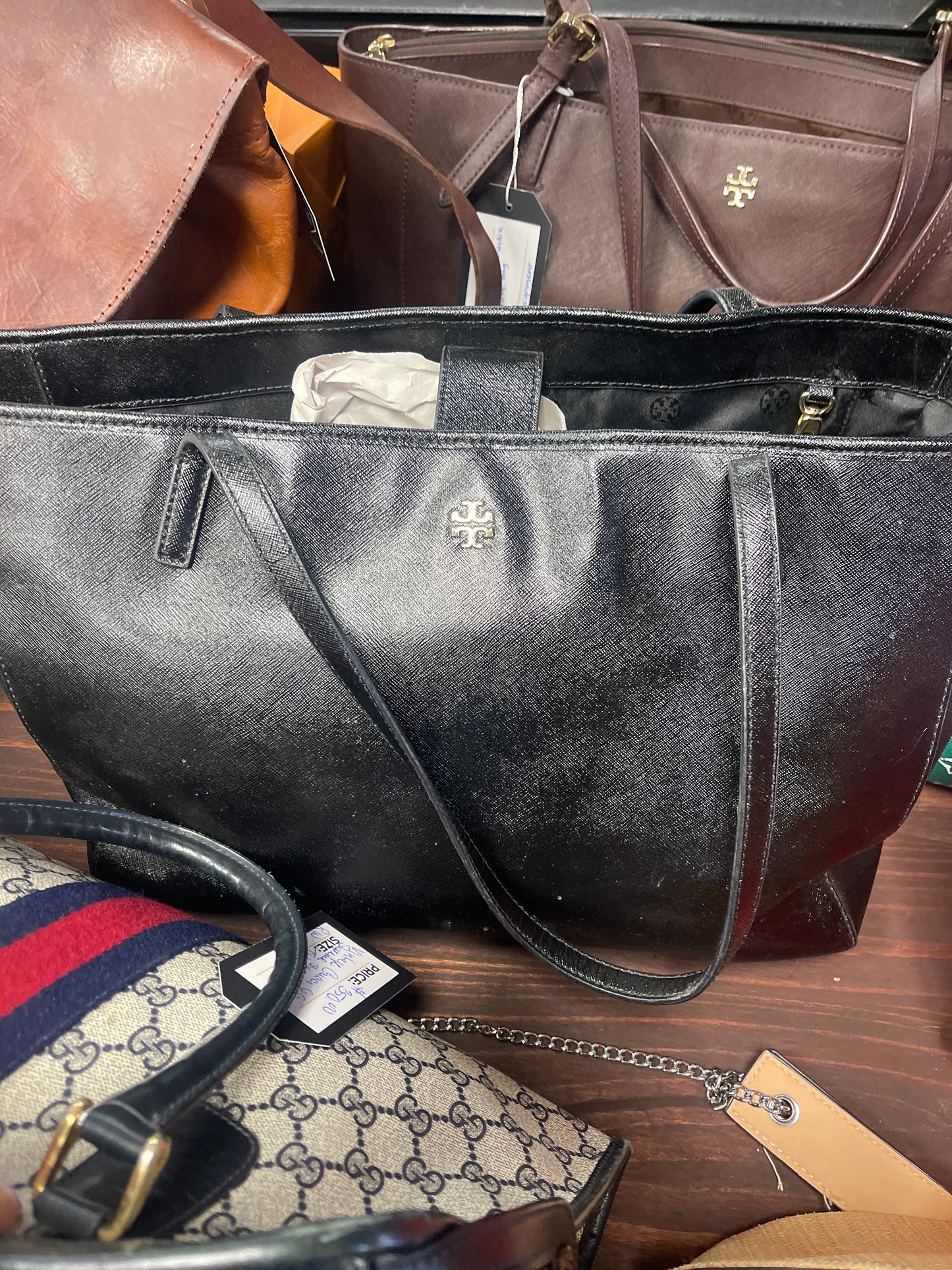 Tory Burch Black Tote