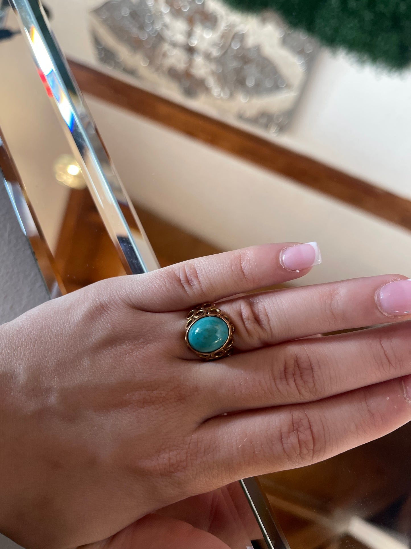 Turquoise Gold Ring
