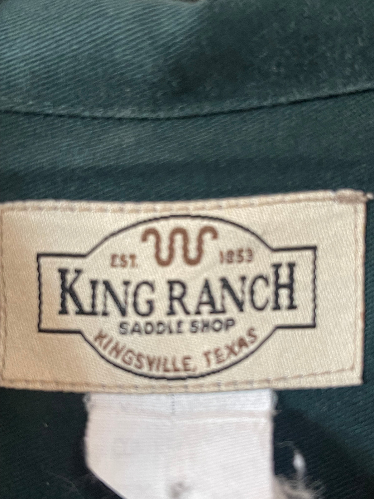 King Ranch Main House Heavy Cotton twill Button