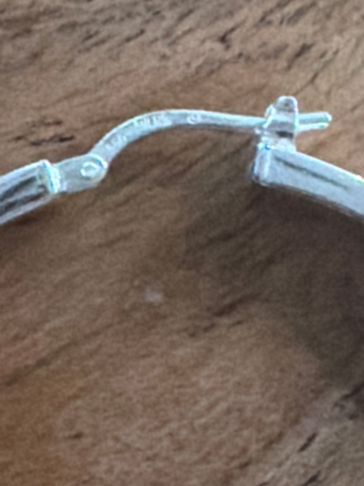 Milor 950 fine silver round tube hoop earrings