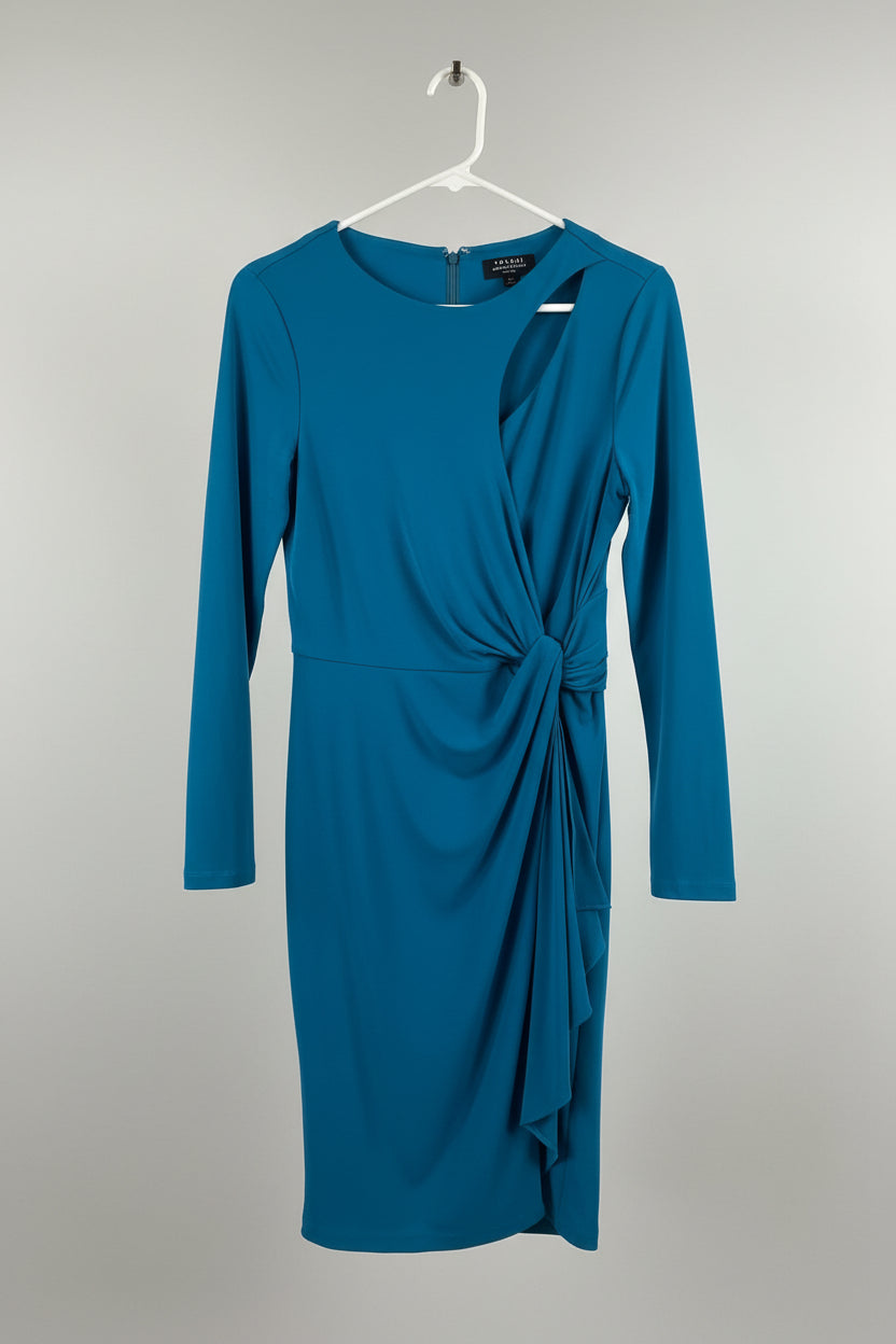 Tahari Teal Petite Dress