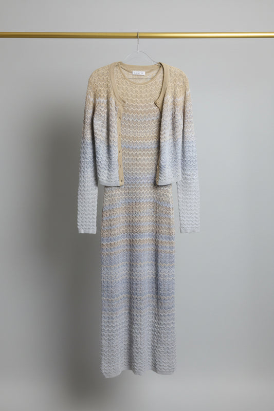 Sandro dress and cardigan