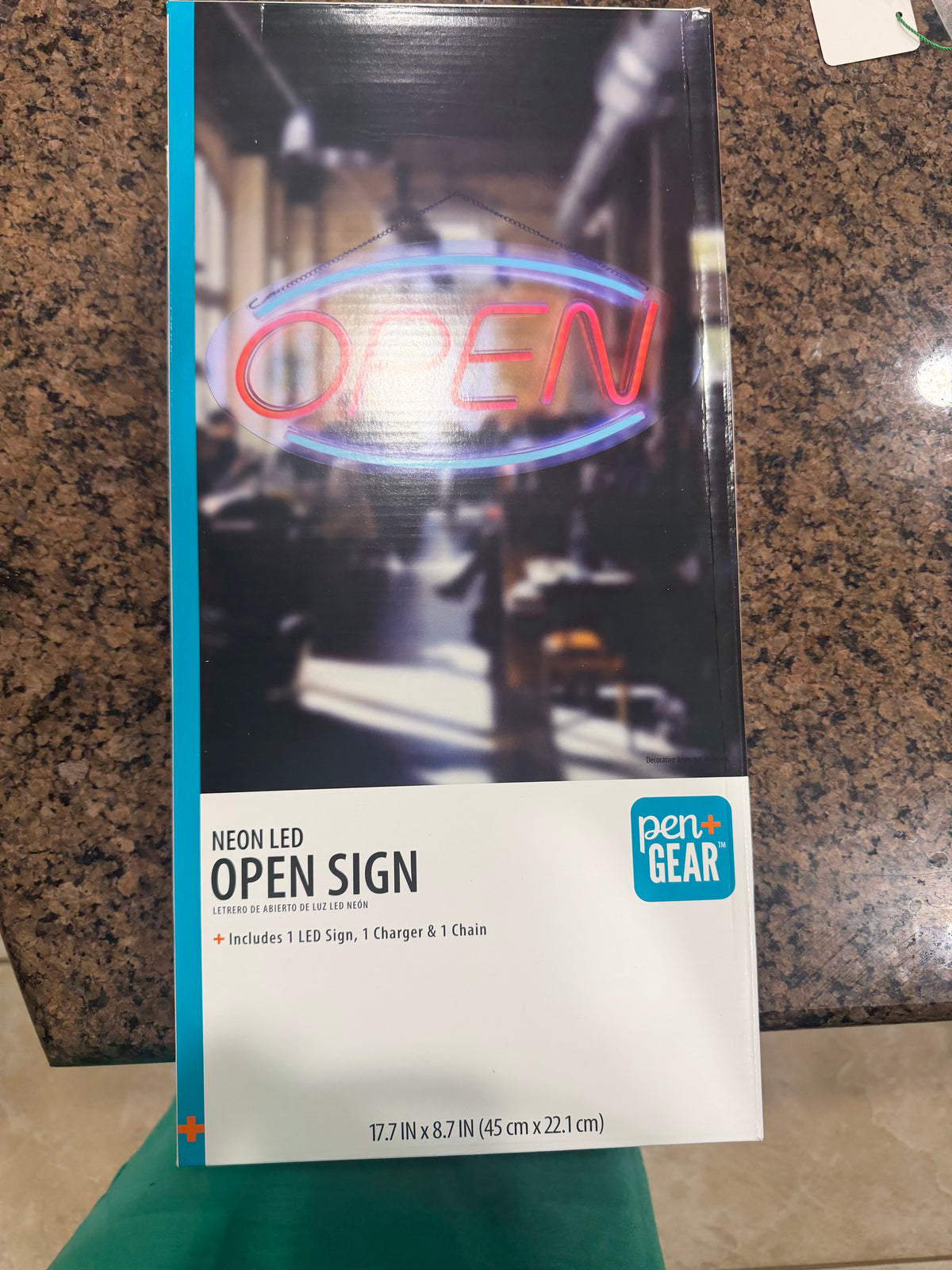 Brand New Pen+Gear Neon LED Open Signs