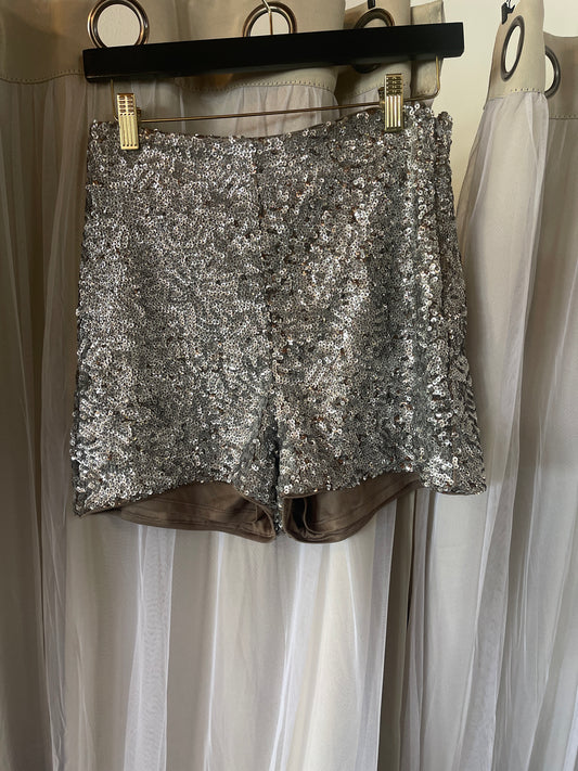 Express sequin shorts