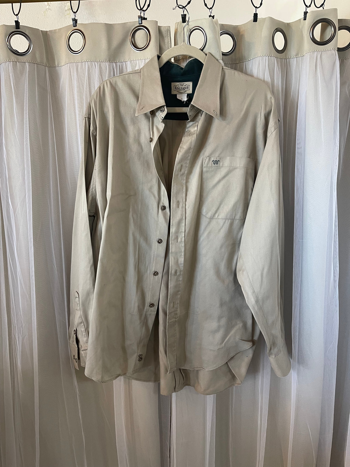 King Ranch Main House Heavy Cotton twill Button