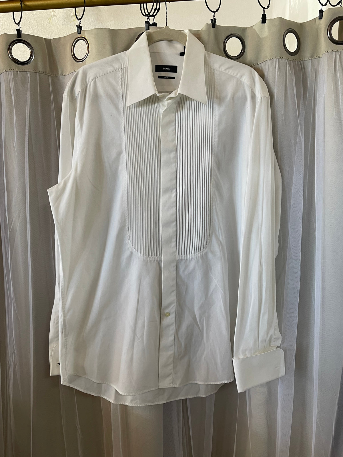 Boss men's formal tuxedo dress shirt