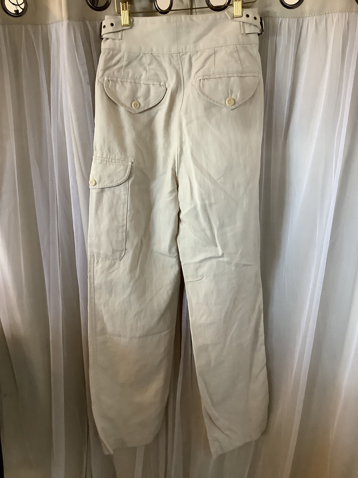 Banana Republic Pleated Buckle Cargo Pants
