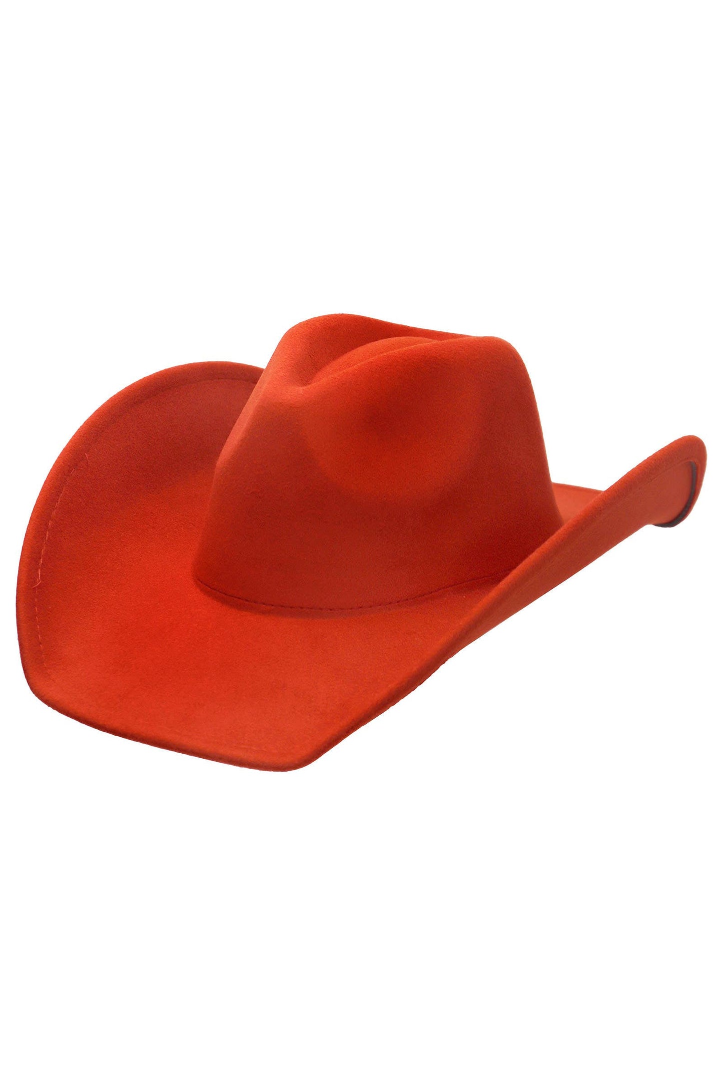 Blank Solid Felt Yeehaw Cowboy Hat: CHARCOAL / ONE SIZE