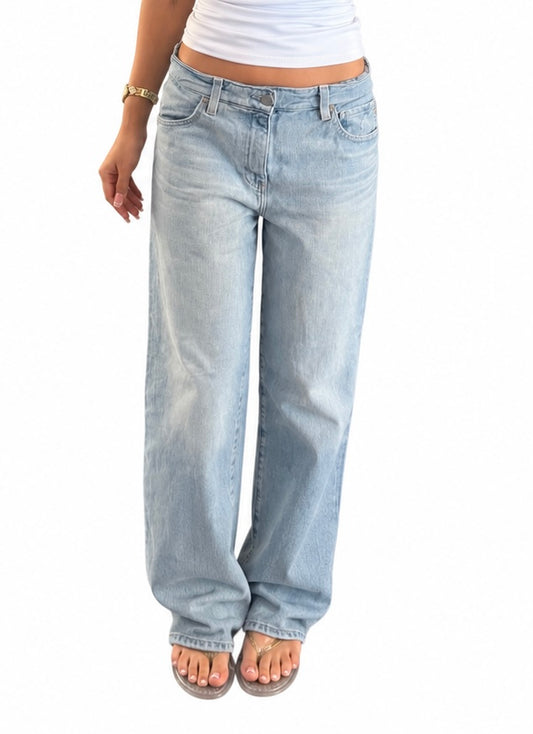 AG Adriano Goldschmeid Sage Wide Leg Crop Jeans ￼