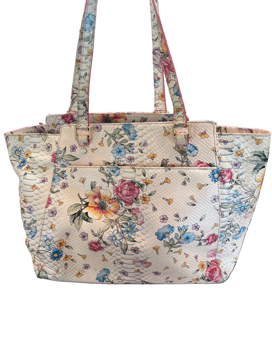 Vintage Brahmin floral tote and matching wallet