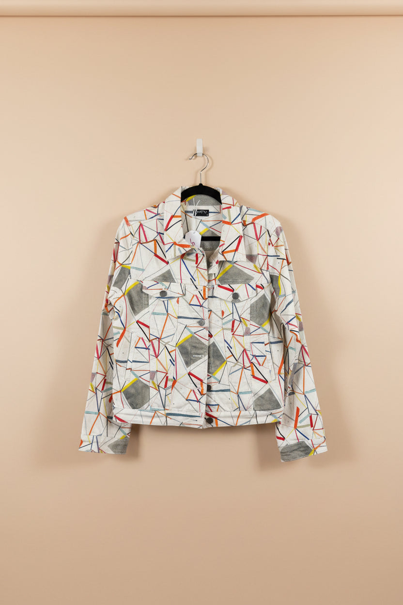 Apny multi color Jean jacket