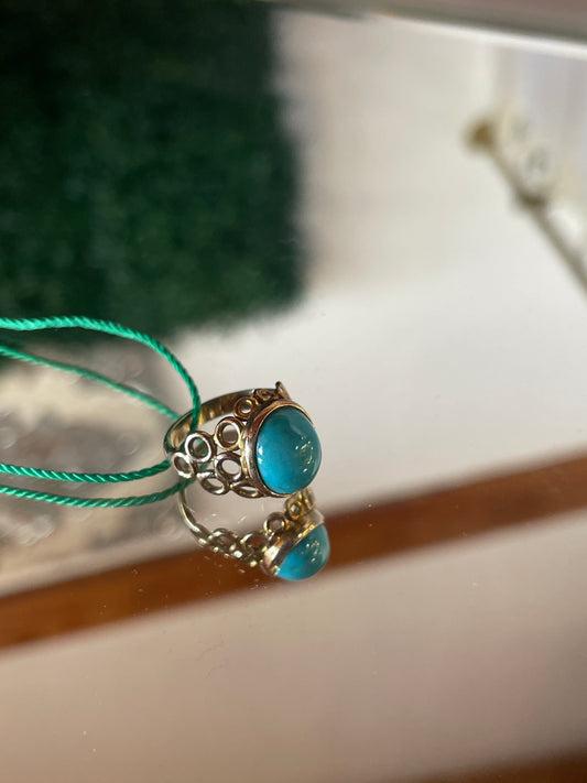 Turquoise Gold Ring