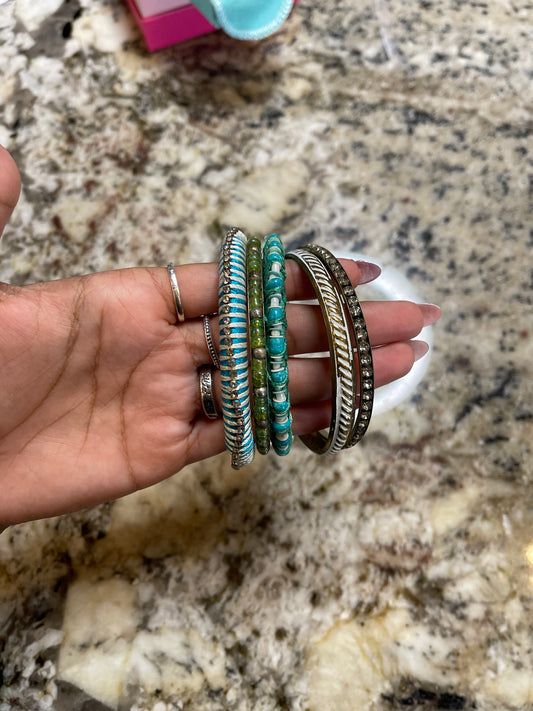 Loft bangle bracelet stack
