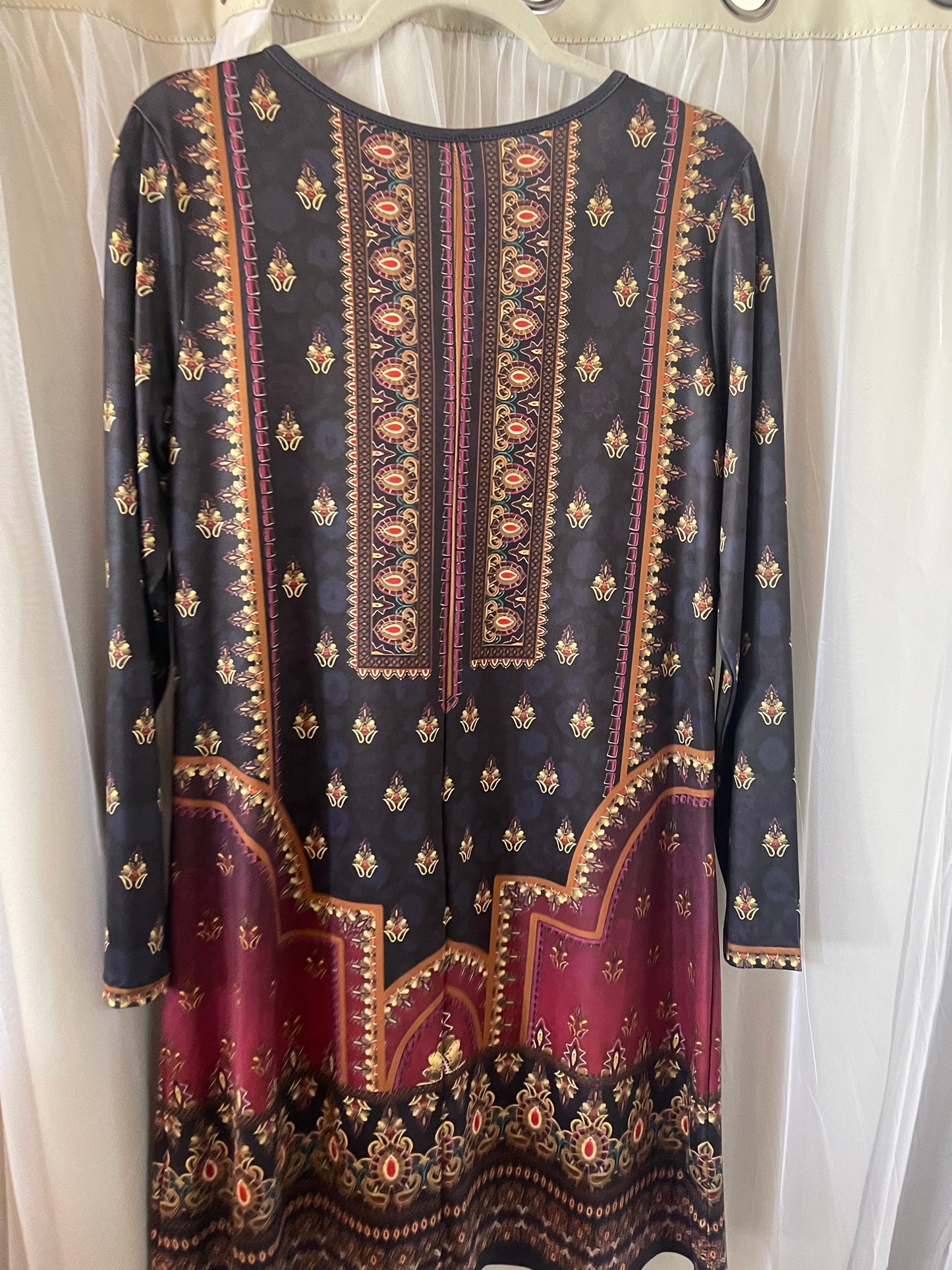 Boho border print