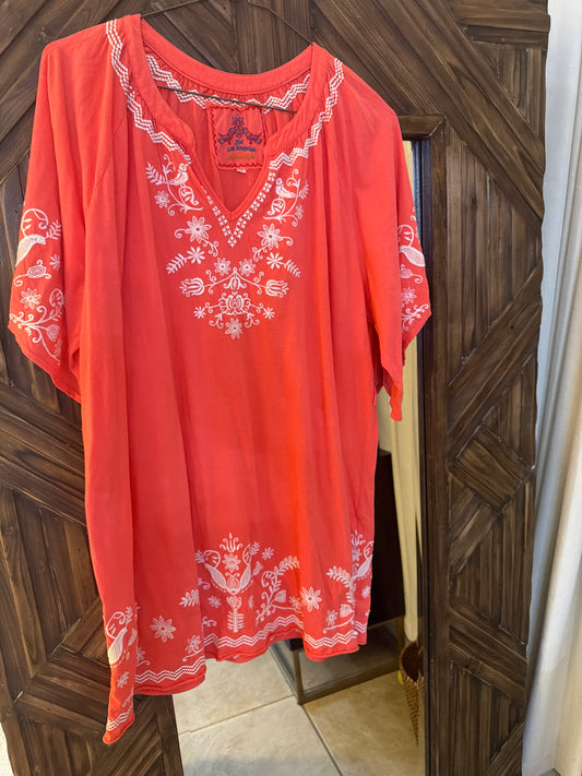 Johnny Was bohemian-style tunic
