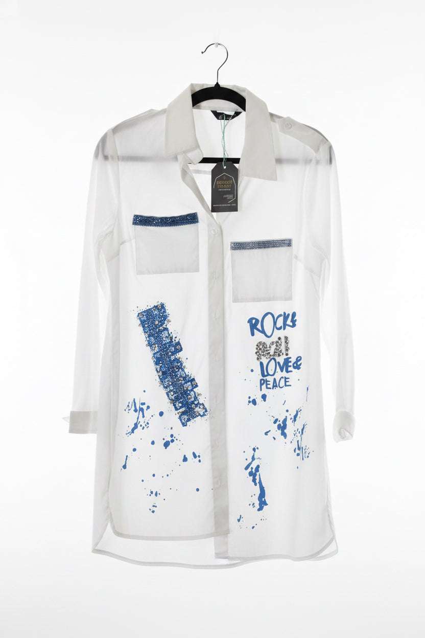 A.Z.I rock roll blouse