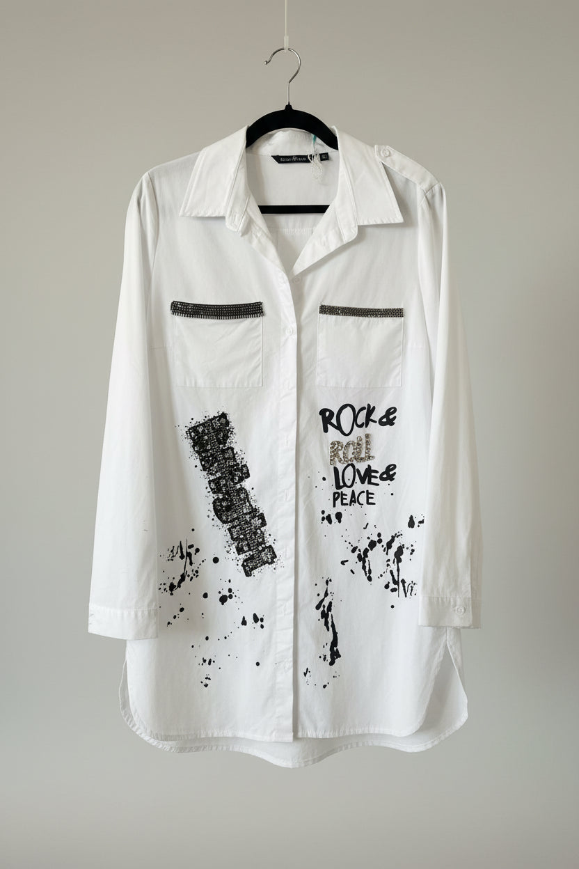 A.Z.I rock roll blouse