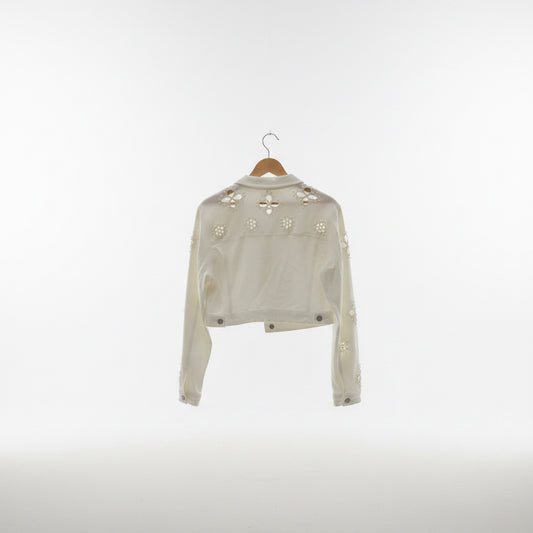 Bayeas Jean jacket with pearls
