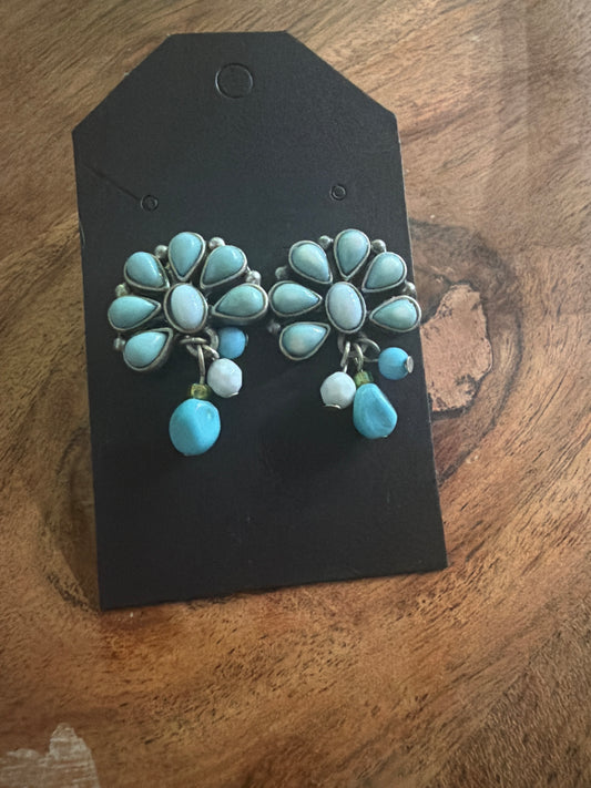 Vintage turquoise earrings