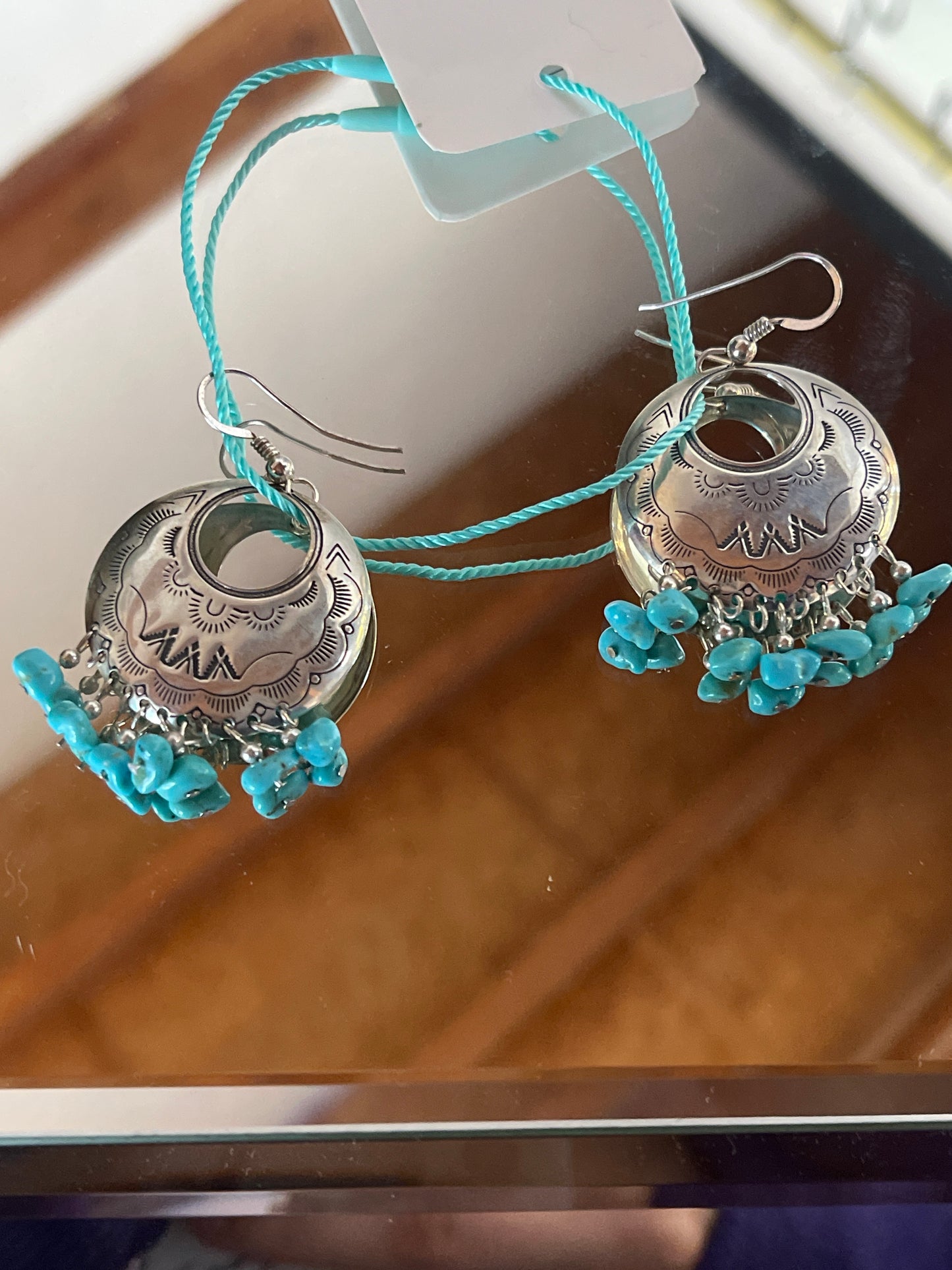925 Turquoise Southwest Earrings