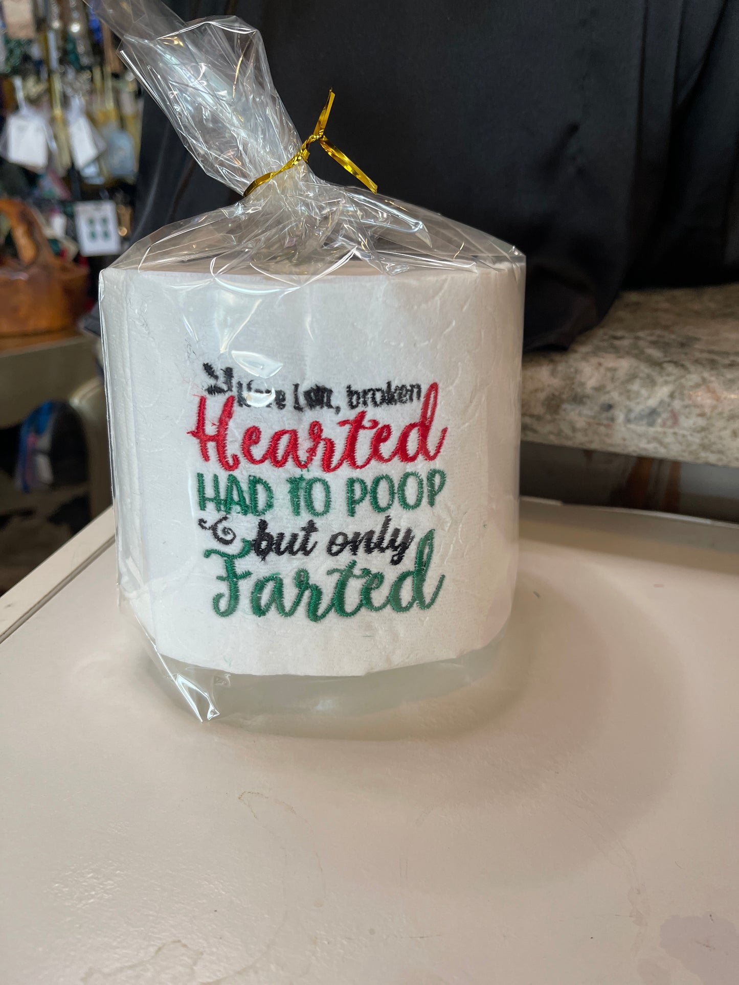 Embroidered Toilet paper