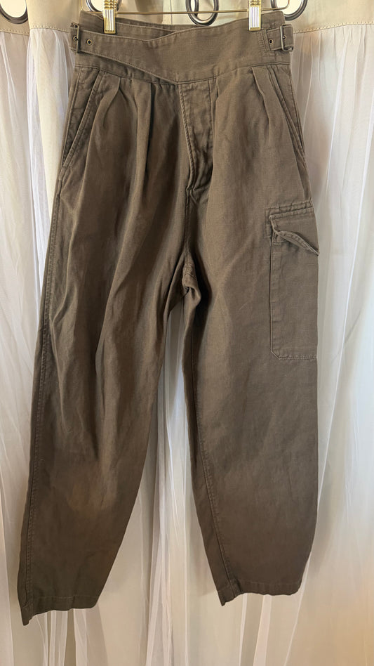Banana Republic Pleated Buckle Cargo Pants