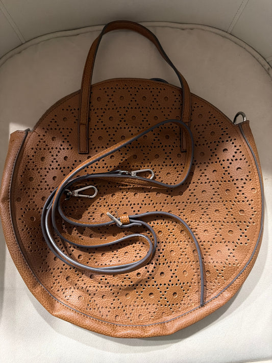 Carlos by Carlos Santana Medium Circular Round Boho Handbag.