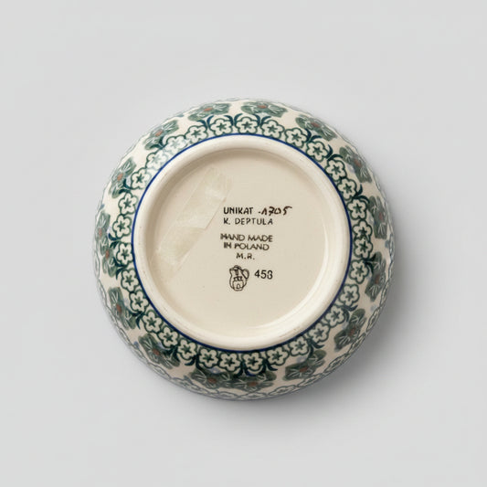 Blue Rose Polish Pottery UNIKAT 1705