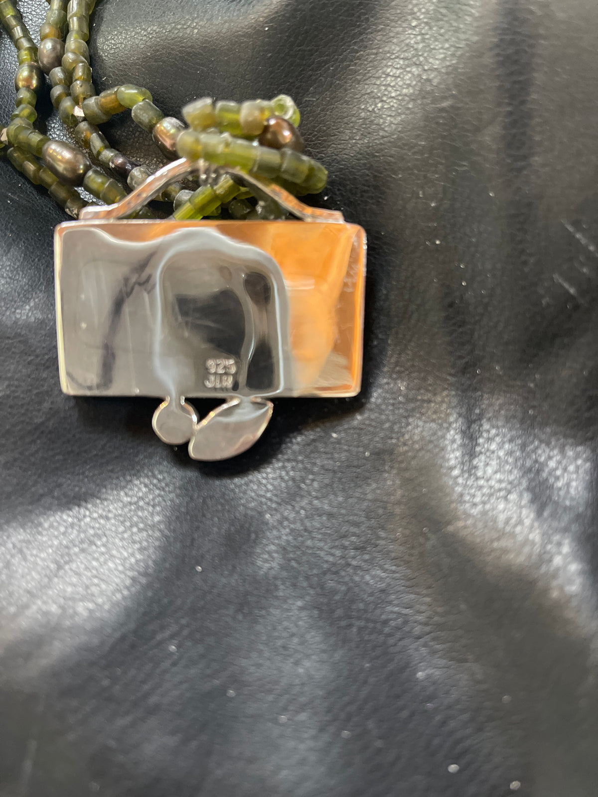 vintage bohemian-style multi-strand statement necklace by the San Francisco-based jewelry designer Janice Lee Ripley