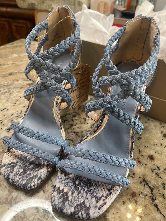 Donald Pliner Seska Braided Block Heel Sandal