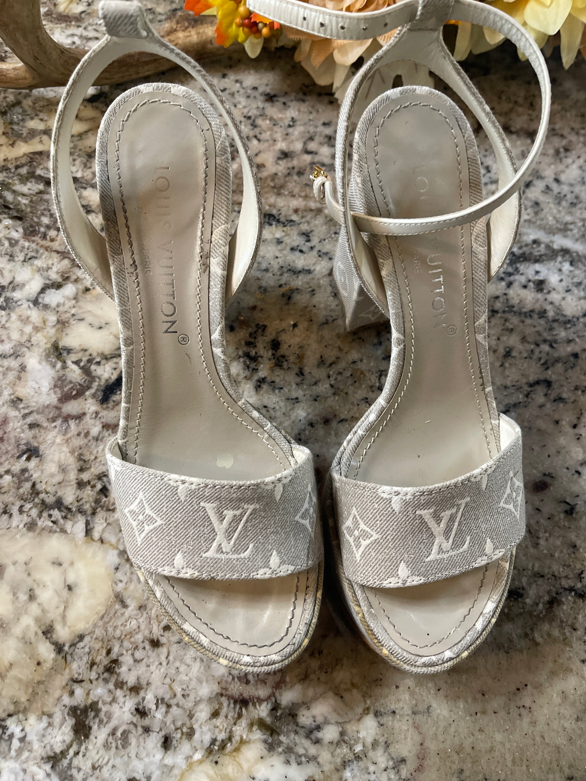 Authentic LV sandals