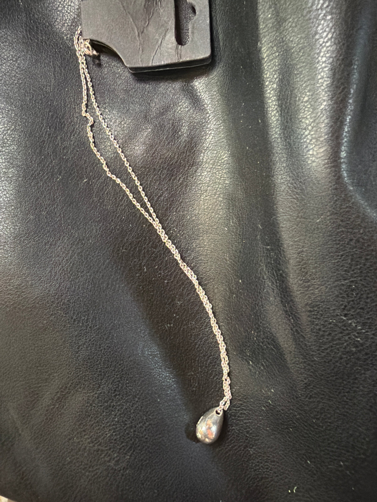 Robert Lee Morris 925 Sterling Silver Teardrop Necklace