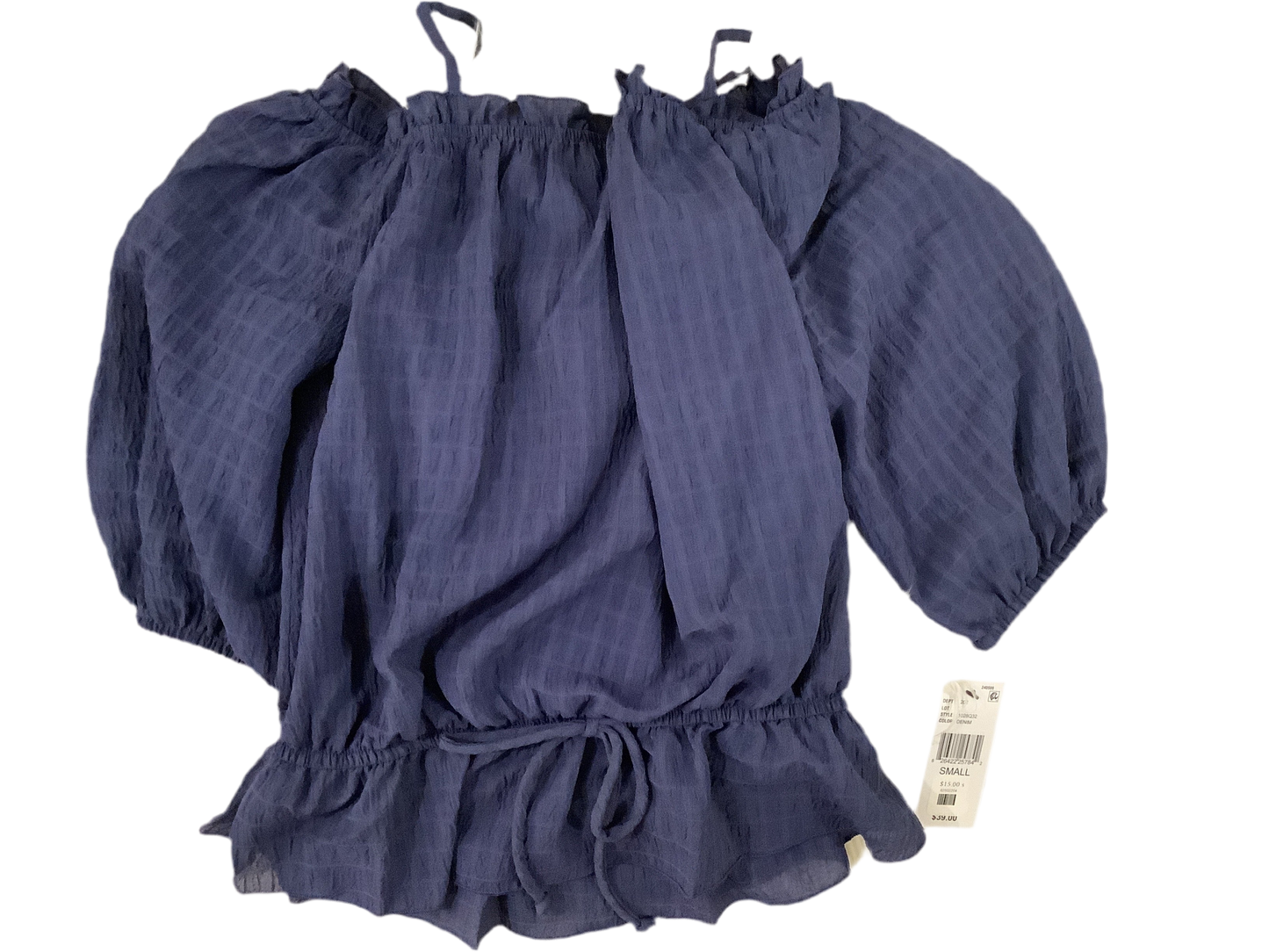 Denium Blouse off shoulder