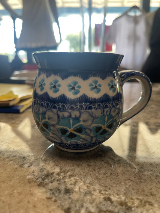 UNIKAT Polish Pottery Bubble Mug 651