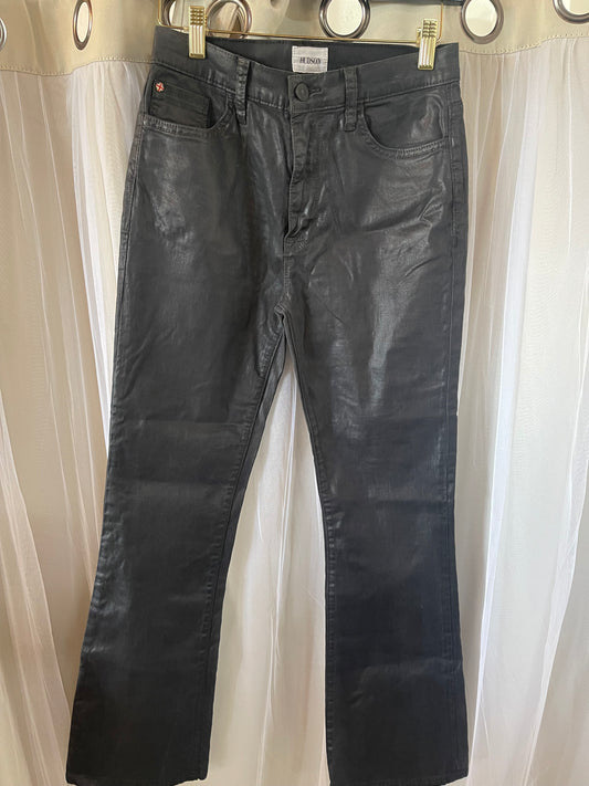 Hudson Black Coated Jeans