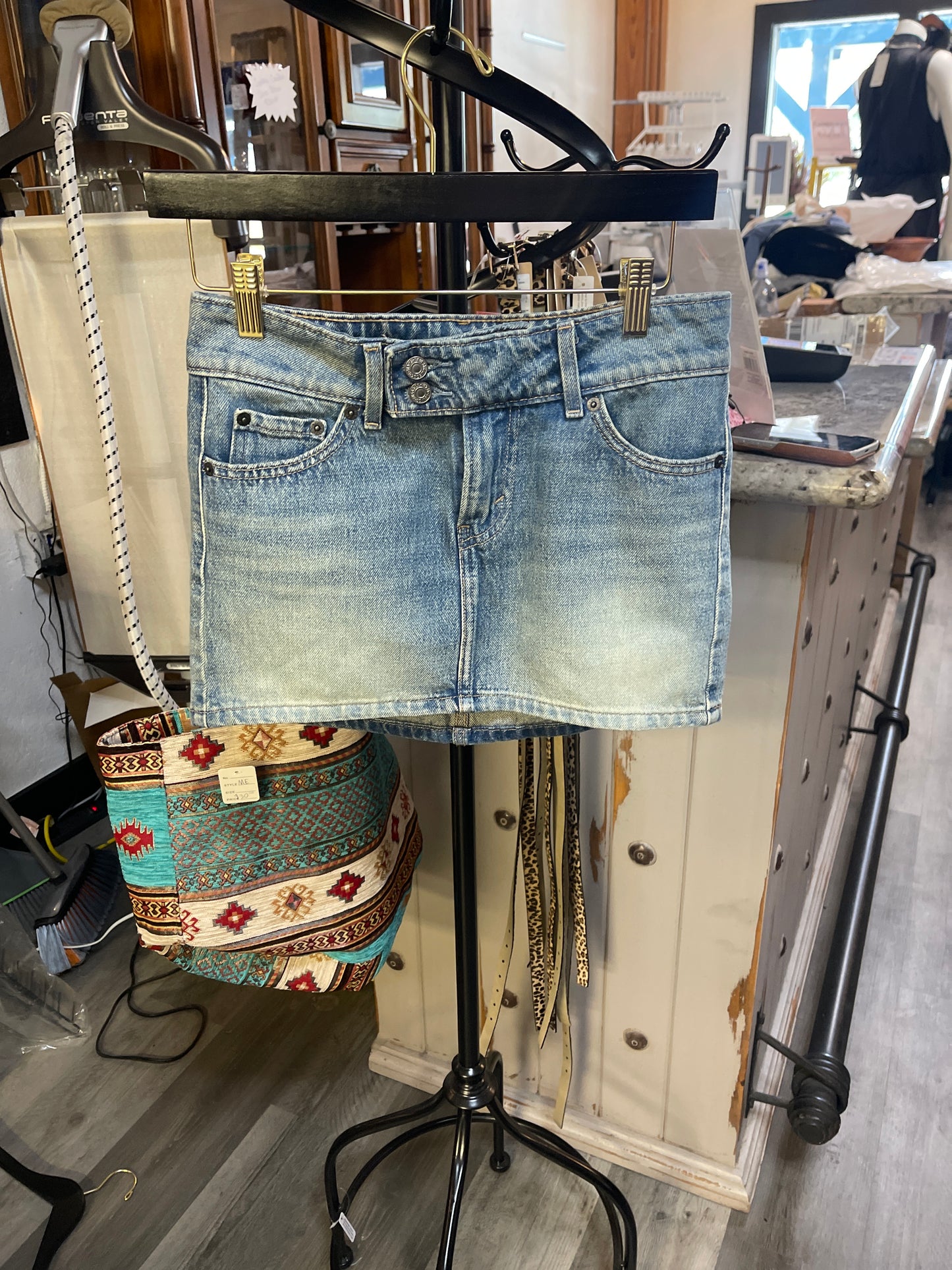 Levi's Superlow Mini Skirt.