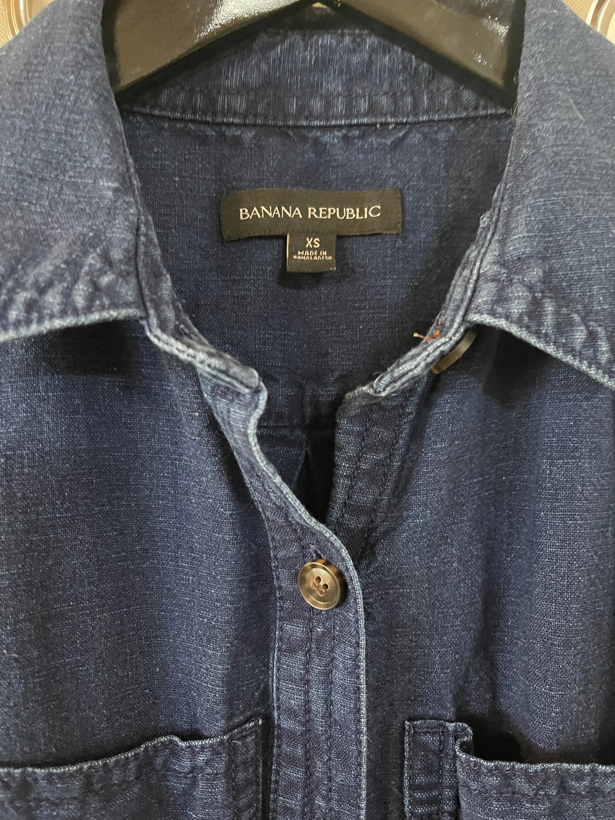 Banana Republic Sleeveless Denim Jumpsuit