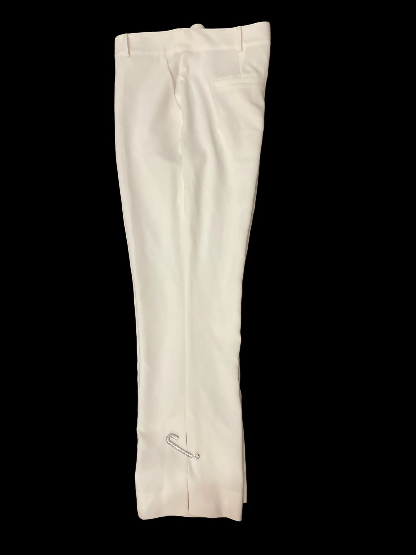Cinq à Sept Rhinestone Pin Cropped Pants
