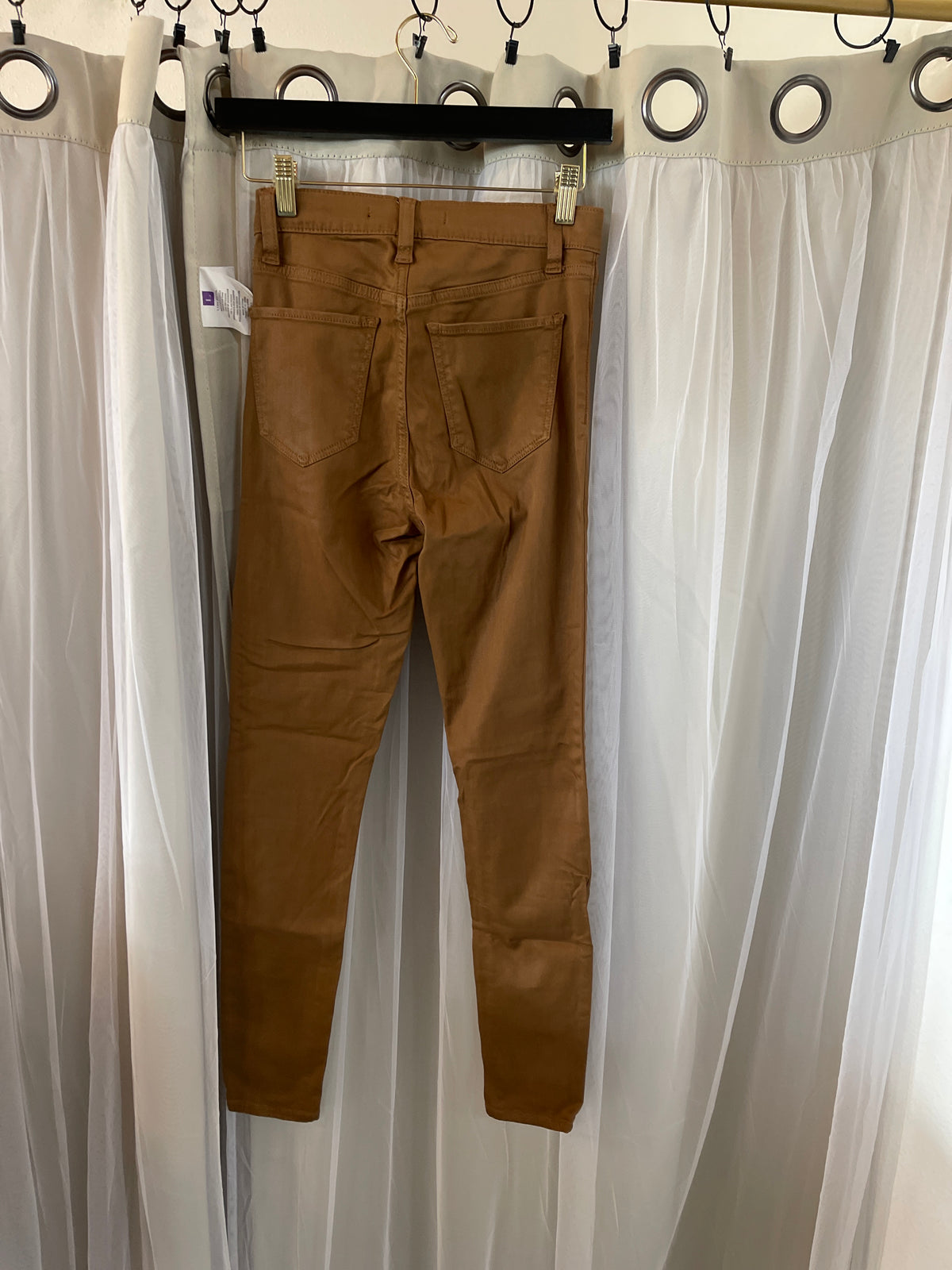Joe’s brown/caramel colored skinny jeans
