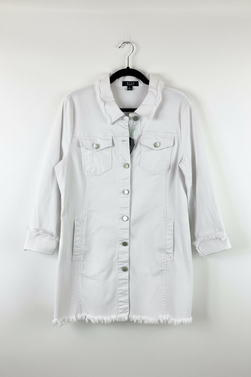 A.Z.I jean button up dress