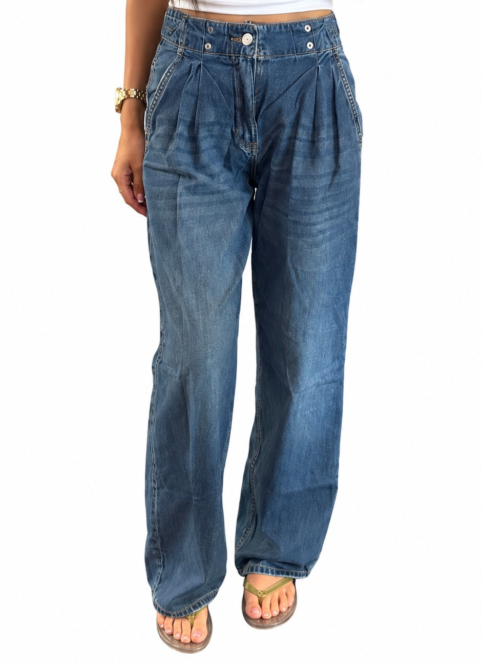 Anthropology Pilcro Studded High Rise Jeans