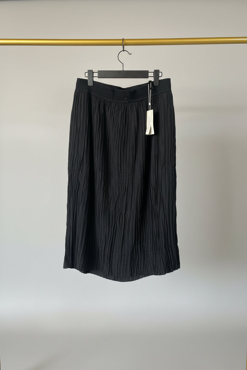 Vince Pleated black Midi Skirt
