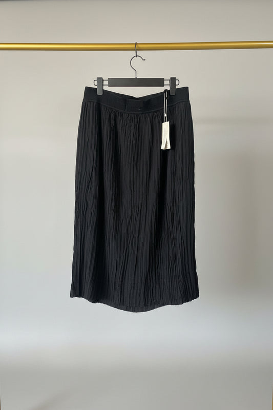 Vince Pleated black Midi Skirt