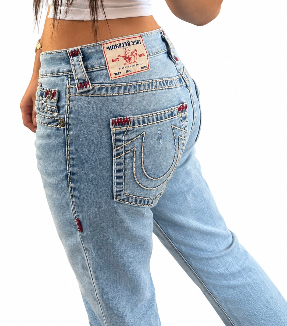 True Religion Jennie Curvy Mid-rise Skinny Jeans ￼